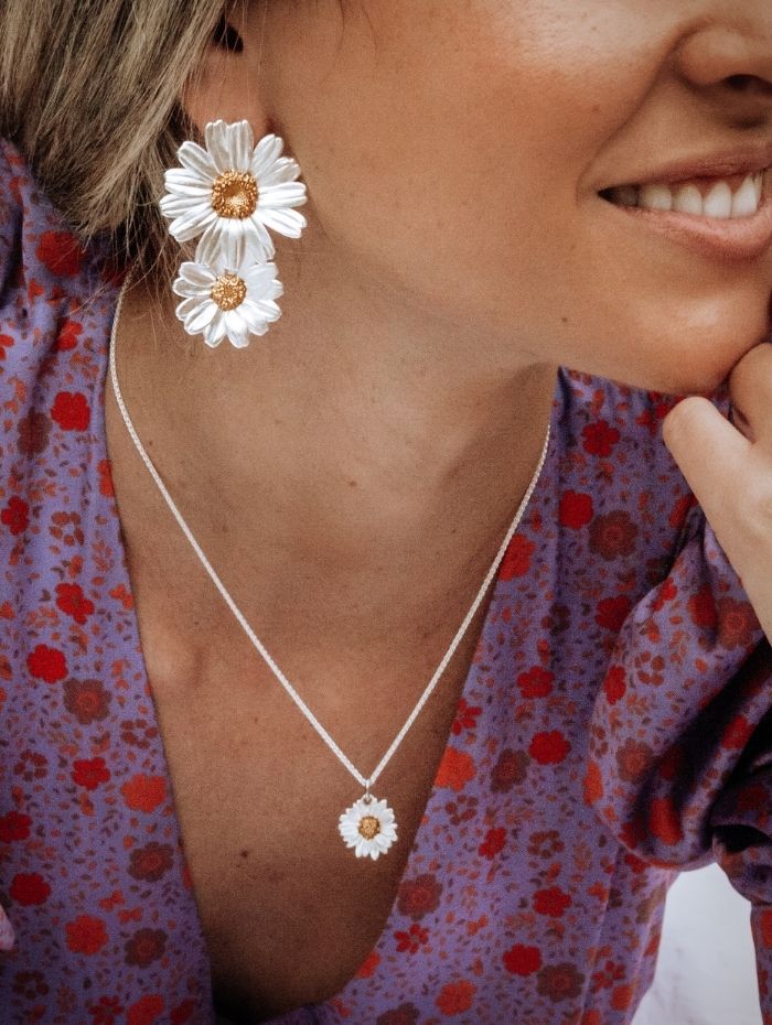 Chrysanthemum Earrings