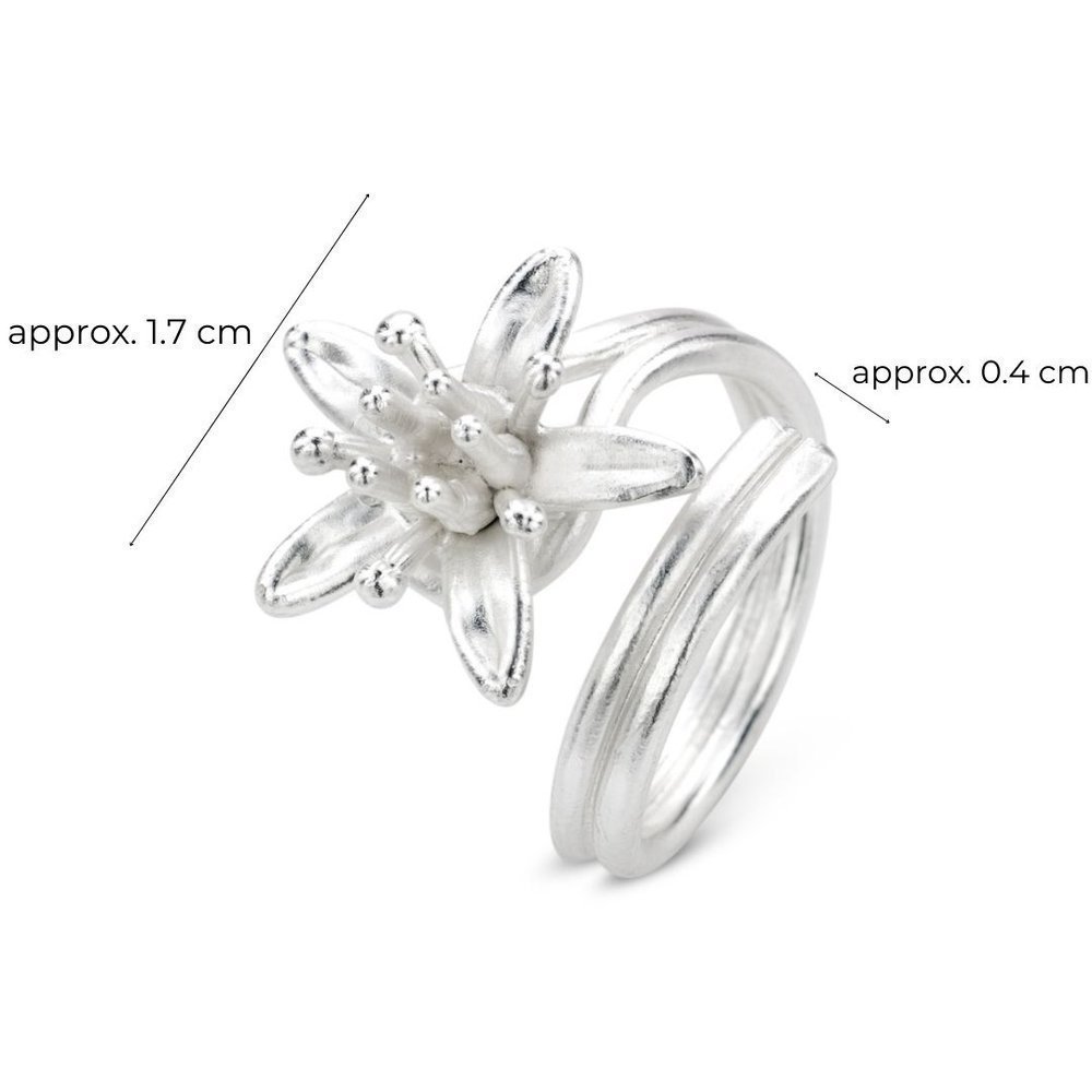 Phillis Money tree Ring statement,  Sterling silver  