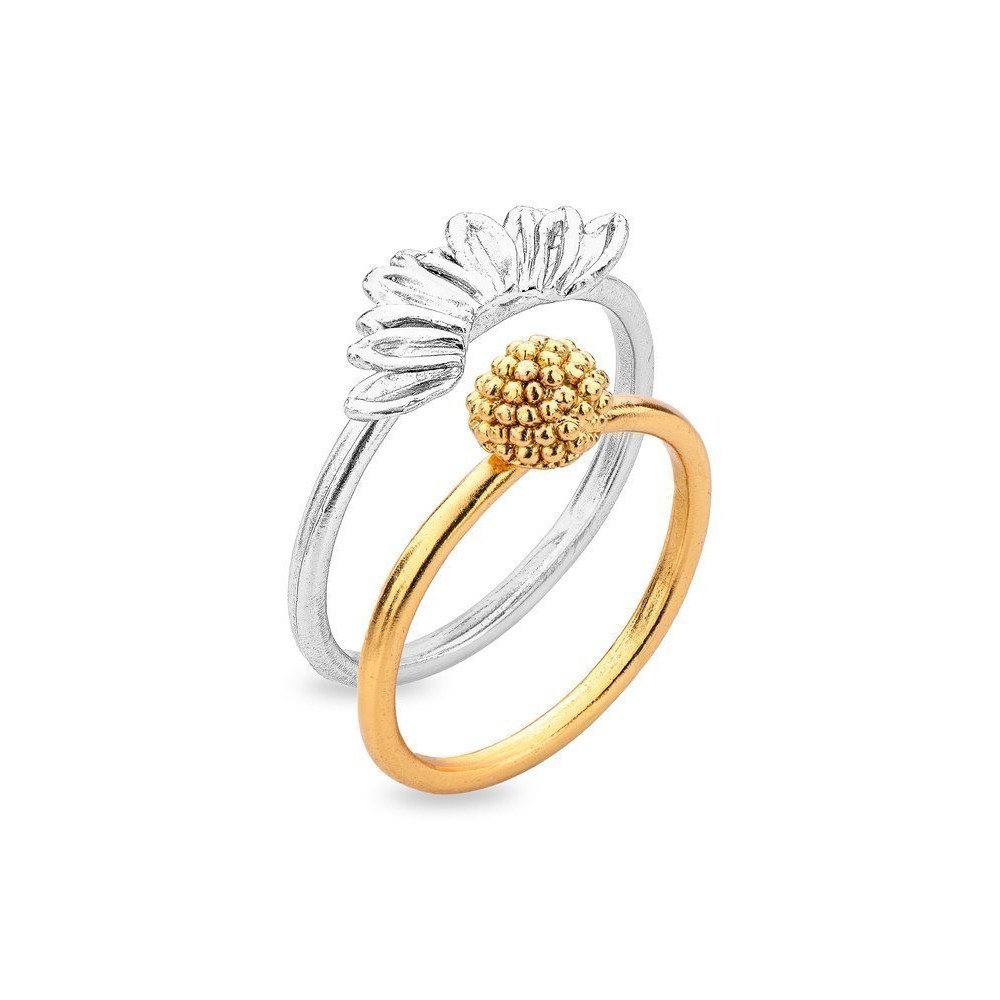 Daisy Field Daisy Ring   24K Gold and sterling silver  