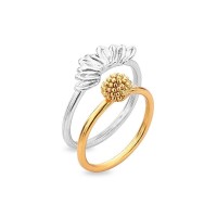Daisy Field Daisy Ring   24K Gold and sterling silver  