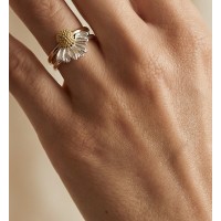Daisy Field Daisy Ring   24K Gold and sterling silver  