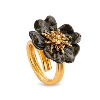 Rose Ring   24K Gold vermeil on sterling silver  