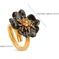 Rose Ring   24K Gold vermeil on sterling silver  