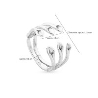 Heliostalida Ring geometric,  Sterling silver  