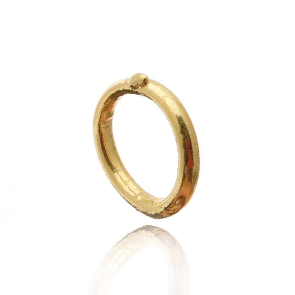 Athena Olive Ring mini with narrow twig base, 24K Gold vermeil on sterling silver  