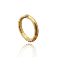 Athena Olive Ring mini with narrow twig base, 24K Gold vermeil on sterling silver  