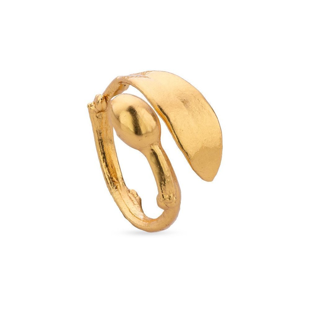 Athena Olive Ring   24K Gold vermeil on sterling silver  