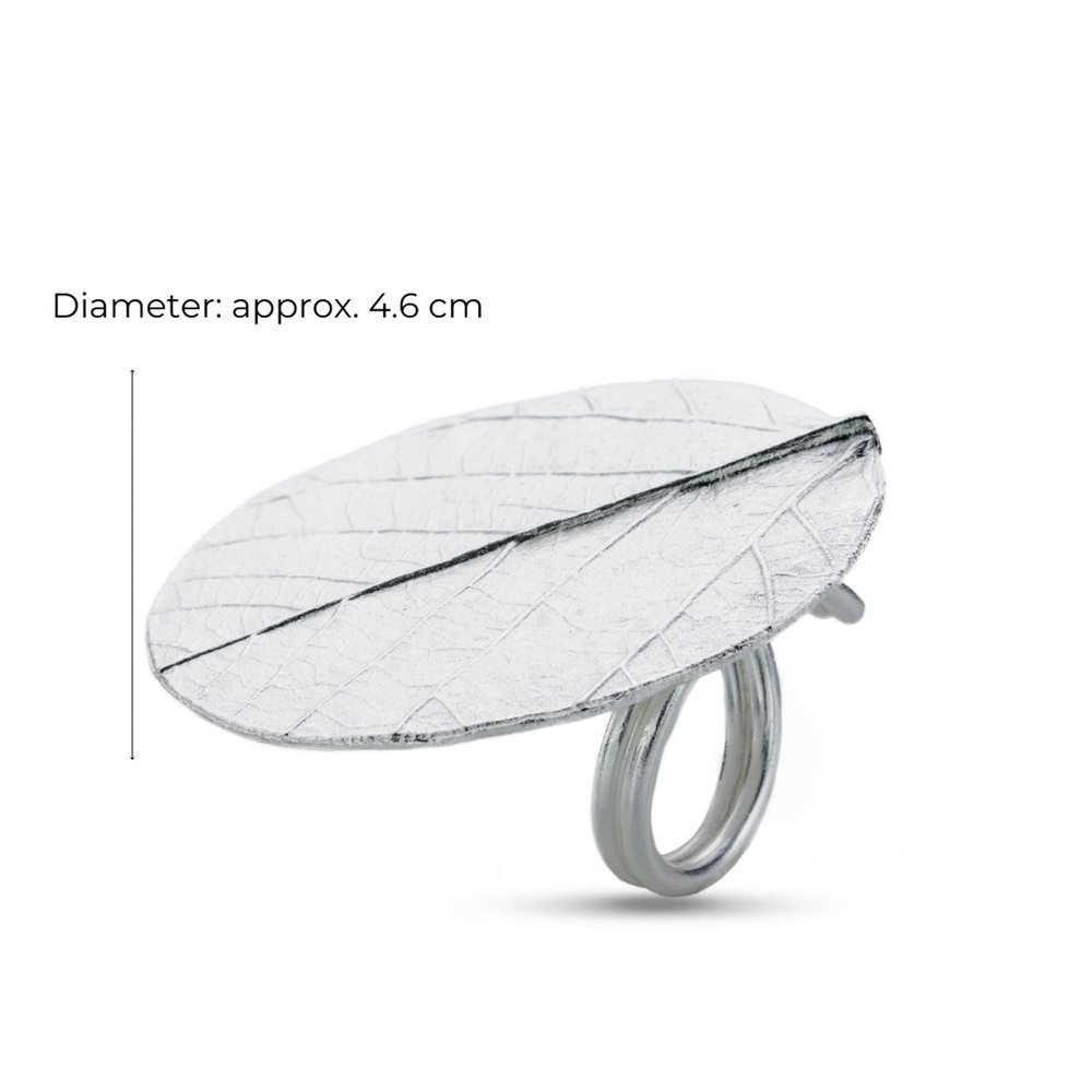 Niso Ring geometric, statement,  Sterling silver  