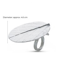 Niso Ring geometric, statement,  Sterling silver  