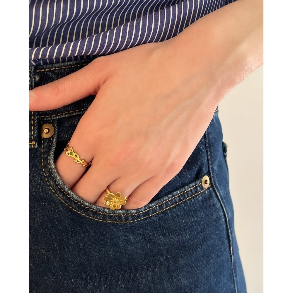 Chloe Ring   24K Gold vermeil on sterling silver  