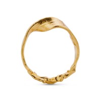 Medea Ring geometric,  24K Gold vermeil on sterling silver  