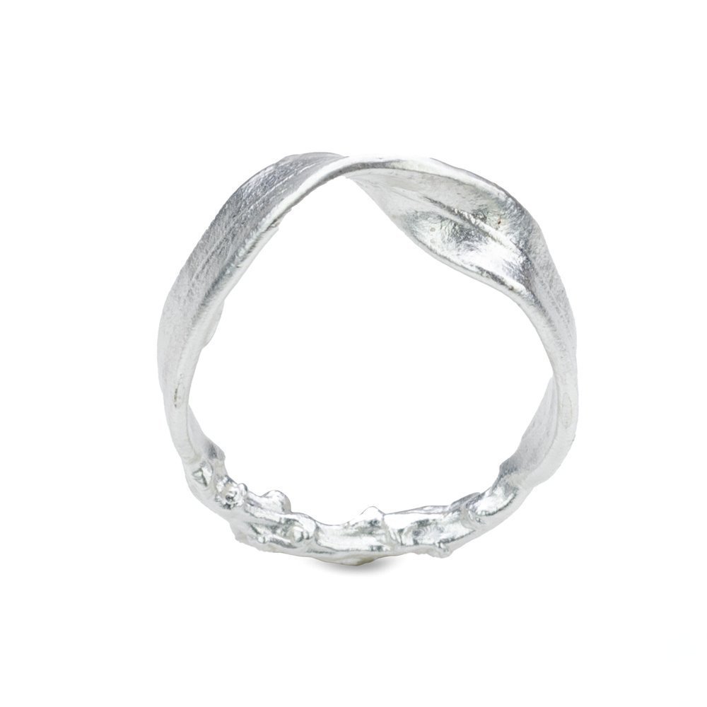 Medea Ring geometric,  Sterling silver  