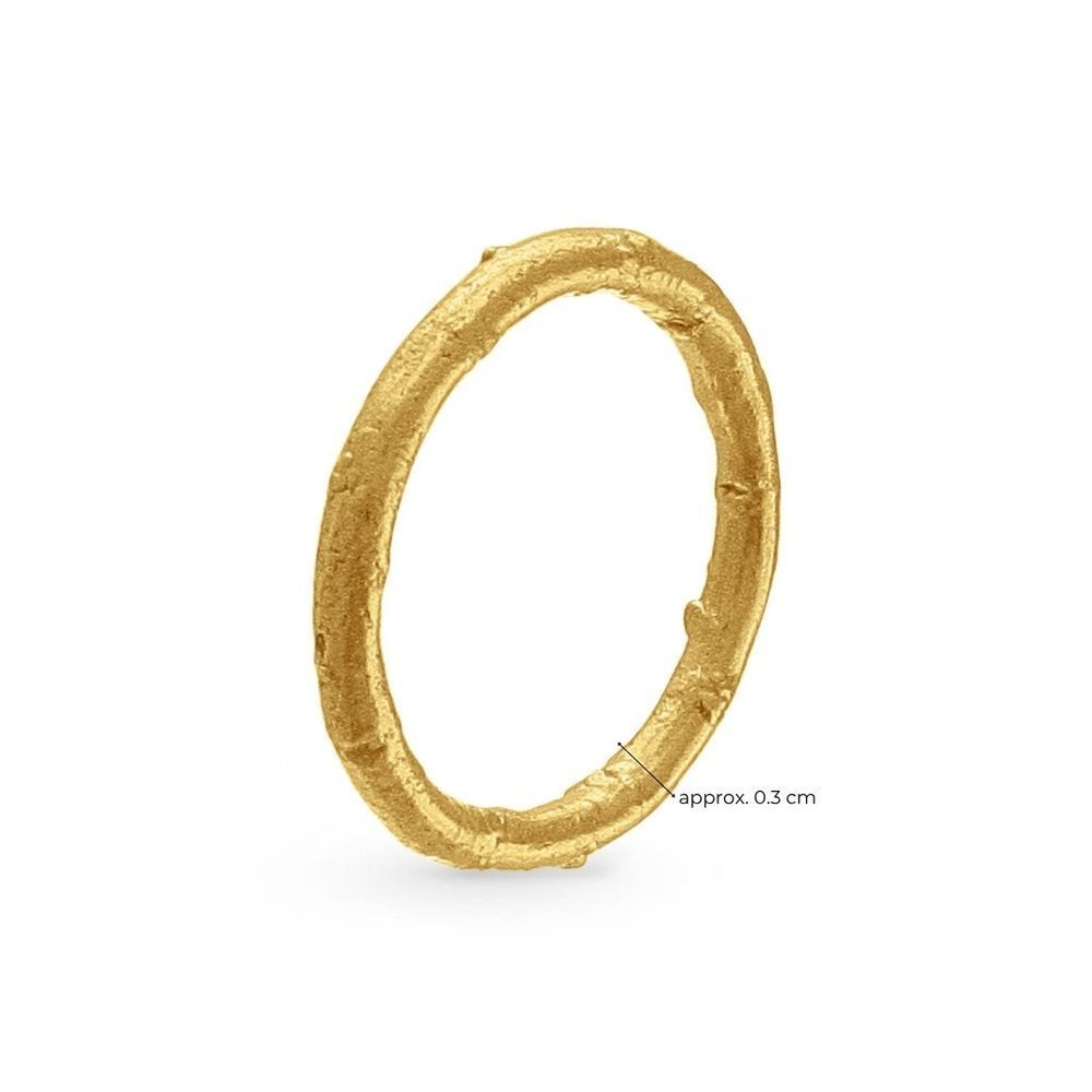 Erato Ring geometric,  24K Gold vermeil on sterling silver  