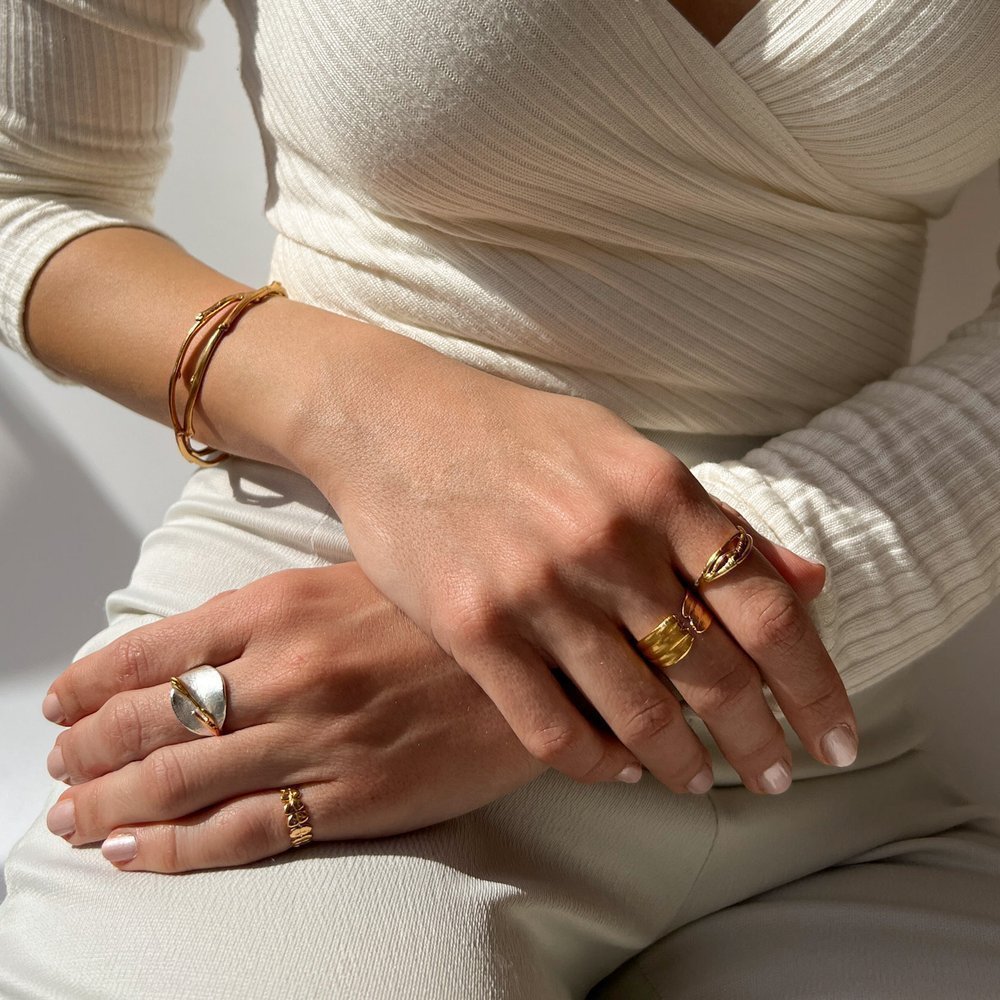 Muse Ring mini  24K Gold vermeil on sterling silver  