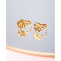 Polytimo Daisy Ring   24K Gold vermeil on sterling silver  