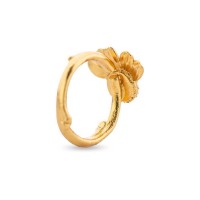 Kissing daisies Daisy Ring  with narrow twig base, 24K Gold vermeil on sterling silver  