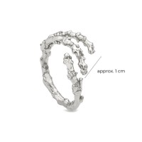 Sikinos Ring  with narrow twig base, Sterling silver  