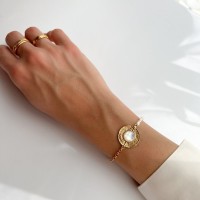 Eli Ring geometric, mini   24K Gold vermeil on sterling silver  