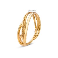 Eli Ring geometric, mini  24K Gold vermeil on sterling silver  