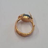 Kerasia Ring statement,  24K Gold vermeil on sterling silver  