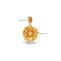 Daisy Field Daisy Tack pin  layer, 24K Gold vermeil on sterling silver  