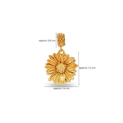 Daisy Field Daisy Tack pin  layer, 24K Gold vermeil on sterling silver  