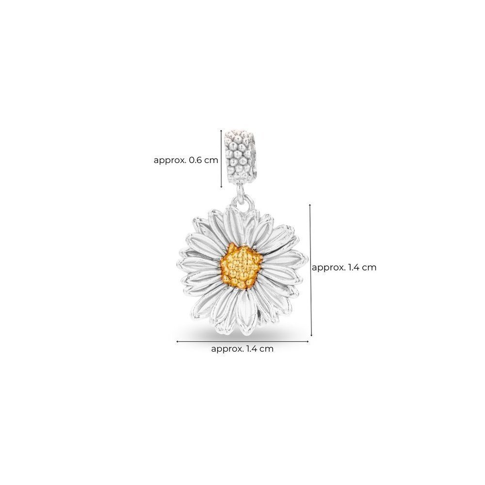 Daisy Field Daisy Tack pin  layer, 24K Gold and sterling silver  