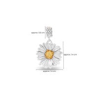 Daisy Field Daisy Tack pin  layer, 24K Gold and sterling silver  