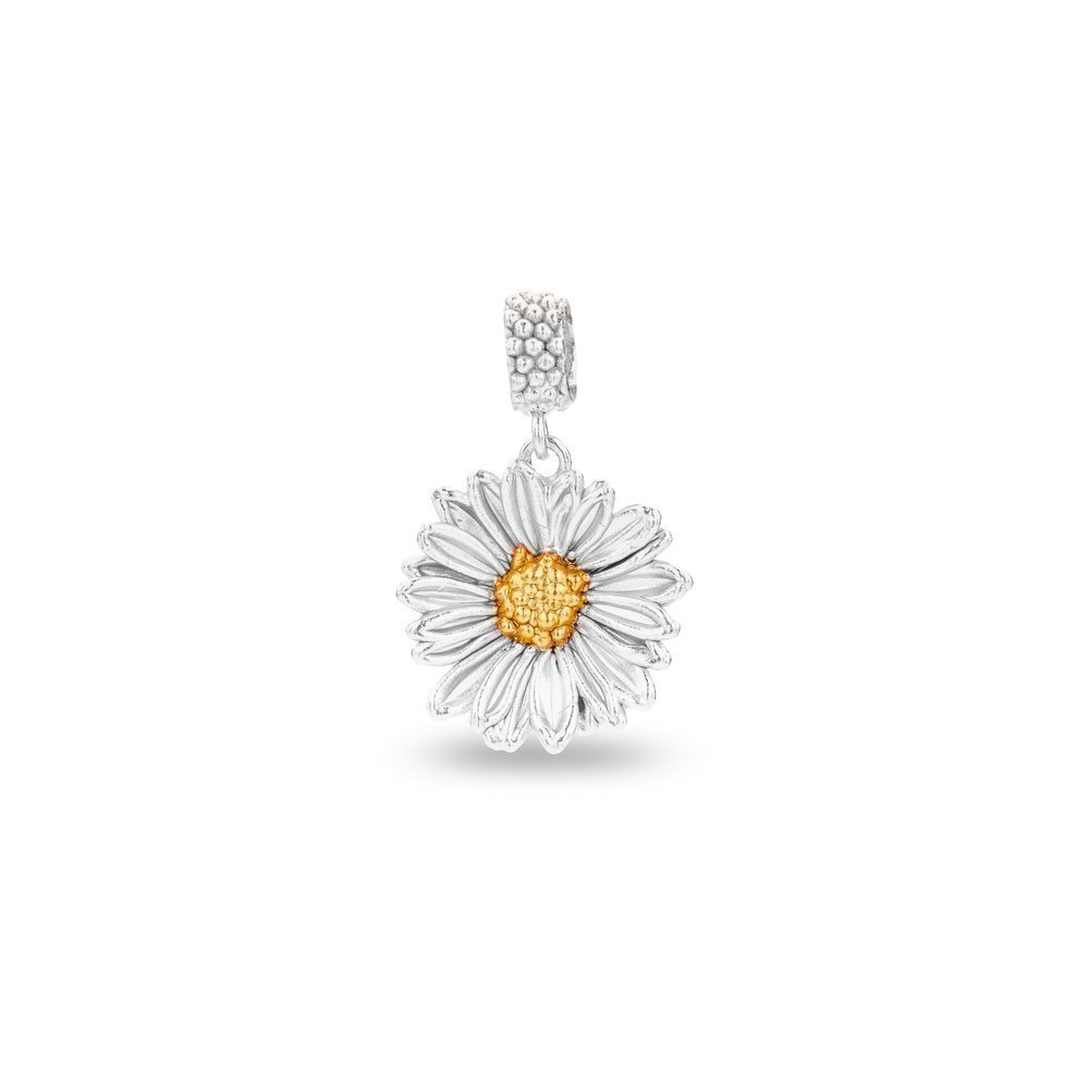 Daisy Field Daisy Tack pin  layer, 24K Gold and sterling silver  