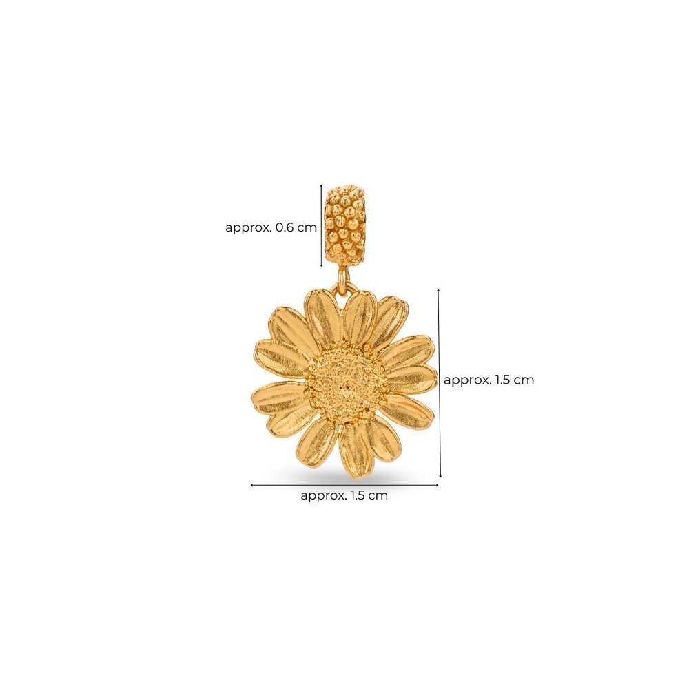 Ismini Daisy Tack pin  layer, 24K Gold vermeil on sterling silver  