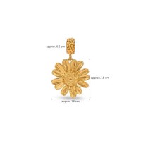 Ismini Daisy Tack pin  layer, 24K Gold vermeil on sterling silver  