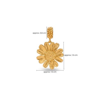 Ismini Daisy Tack pin  layer, 24K Gold vermeil on sterling silver  