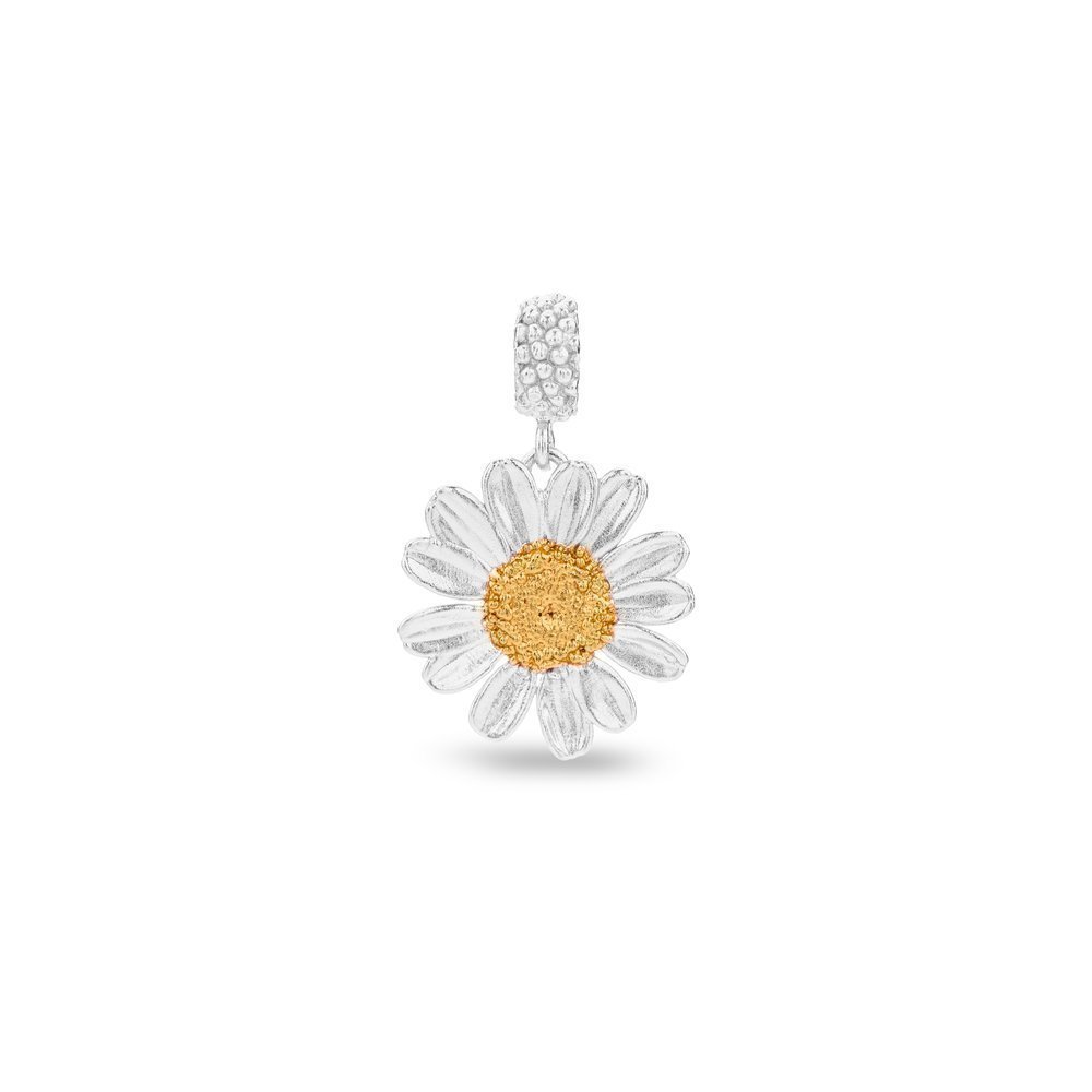 Ismini Daisy Tack pin  layer, 24K Gold and sterling silver  