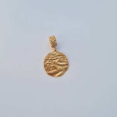 Selene Tack pin mini layer, 24K Gold vermeil on sterling silver  