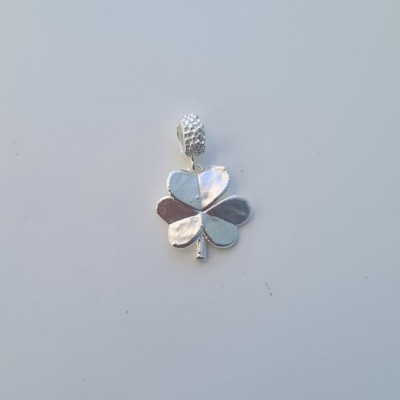 Fortuna Trefoil Tack pin mini layer, Sterling silver  