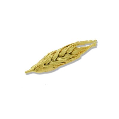 Demetra Wheat Brooch   24K Gold plated  