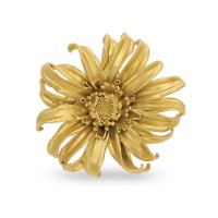 Euphoria Brooch statement,  24K Gold plated  