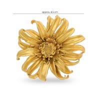 Euphoria Brooch statement,  24K Gold plated  