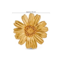 Daisy Field Daisy Brooch statement,  24K Gold vermeil on sterling silver  