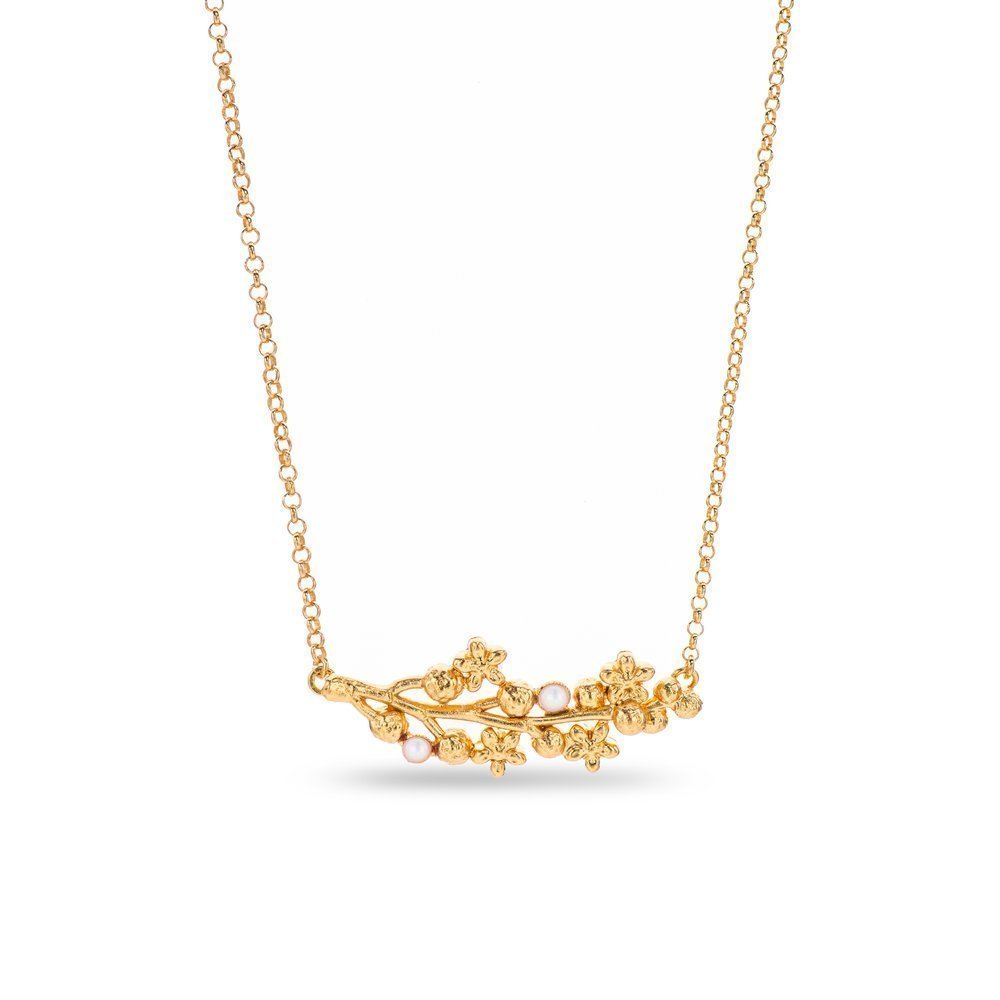 Amelia Necklace   24K Gold vermeil on sterling silver  