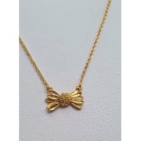 Aelia Daisy Necklace  layer, 24K Gold vermeil on sterling silver  
