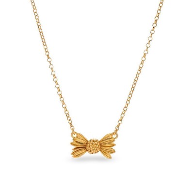 Aelia Daisy Necklace  layer, 24K Gold vermeil on sterling silver  