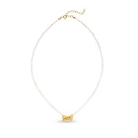 Aelia Daisy Necklace  layer, 24K Gold vermeil on sterling silver  