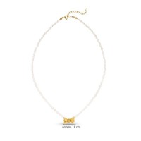 Aelia Daisy Necklace  layer, 24K Gold vermeil on sterling silver  