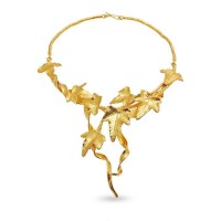 Ivy Case Ivy Necklace statement, choker, 24K Gold vermeil on sterling silver  