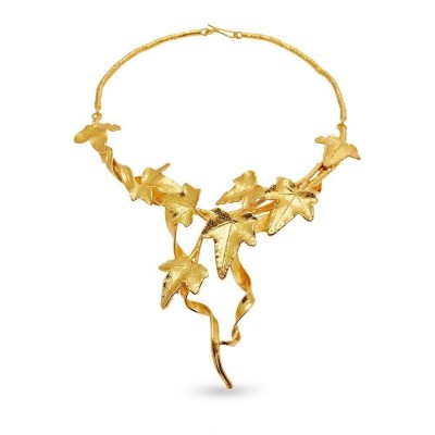 Ivy Case Ivy Necklace statement, choker, 24K Gold vermeil on sterling silver  