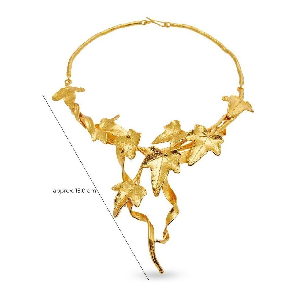 Ivy Case Ivy Necklace statement, choker, 24K Gold vermeil on sterling silver  