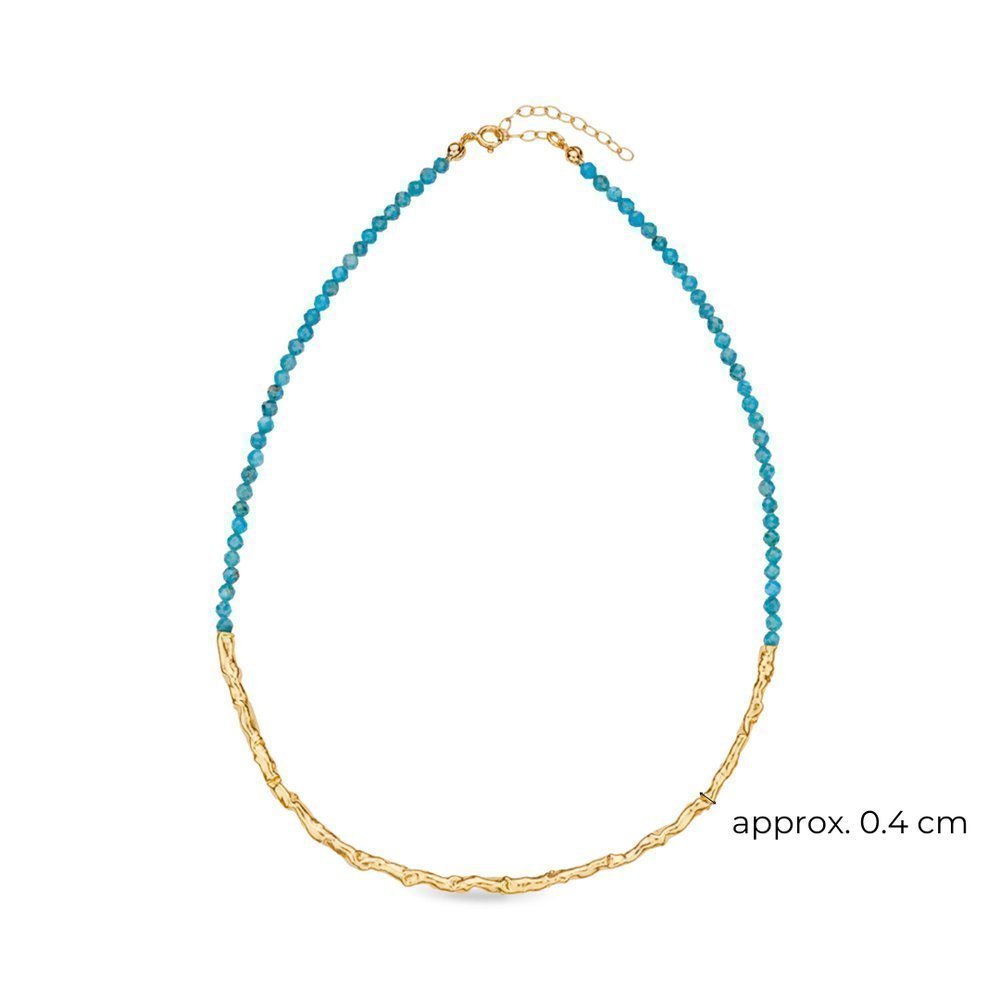 Amelia Necklace geometric, layer, 24K Gold plated Mop 