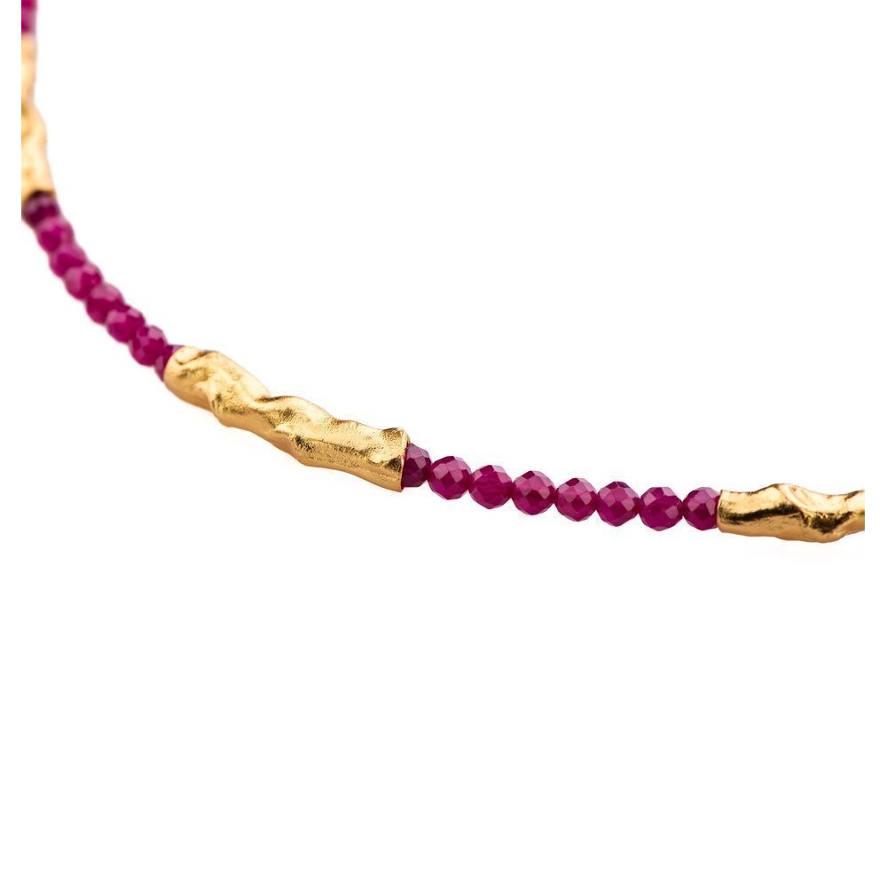 Amelia Necklace geometric, layer, 24K Gold vermeil on sterling silver  