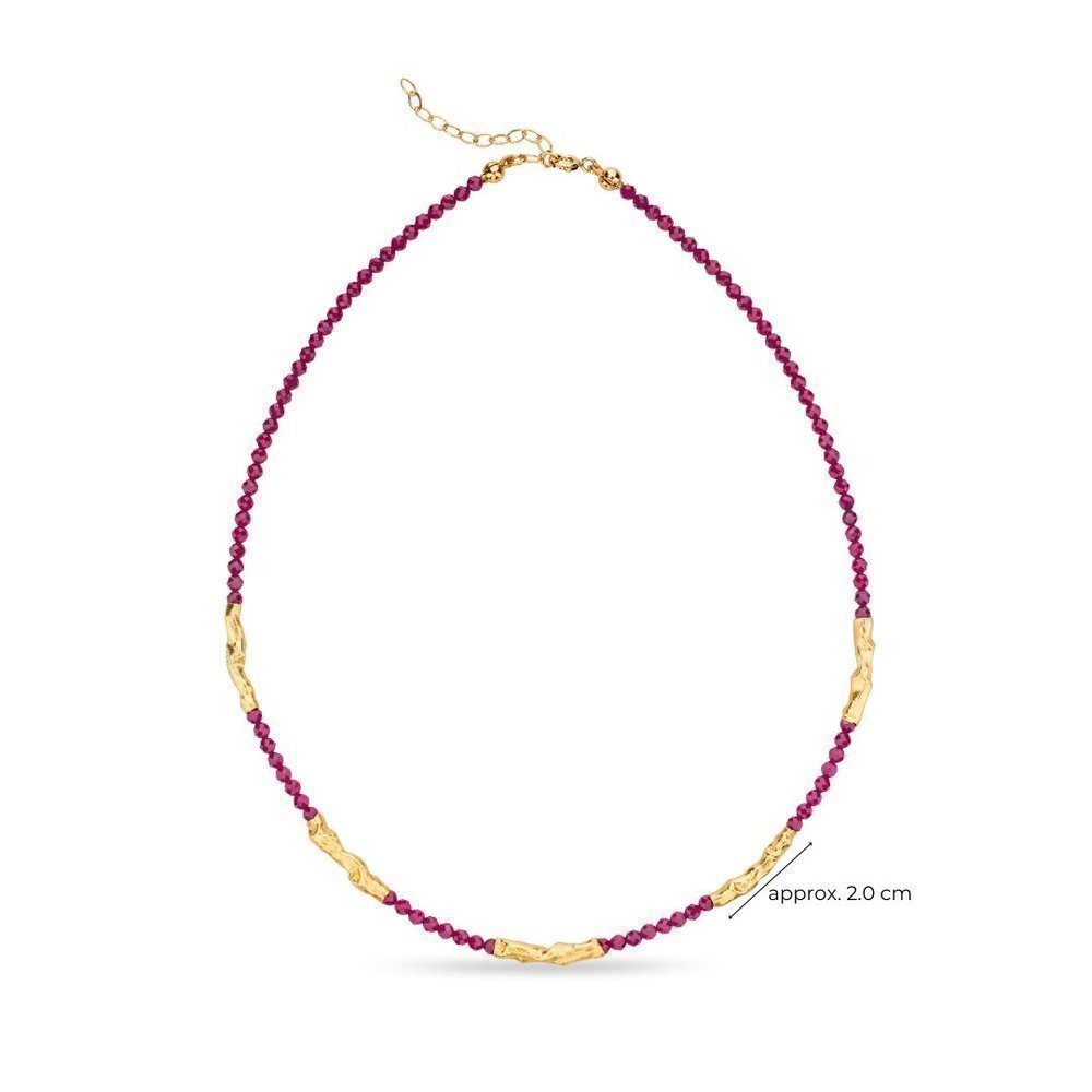 Amelia Necklace geometric, layer, 24K Gold vermeil on sterling silver  